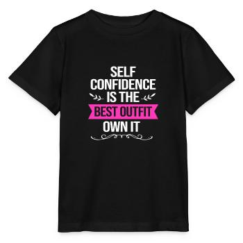 Positivité corporelle - T-shirt bio MINI CREATOR Stanley/Stella Enfant - noir - Devant - Mikhail (115cm)