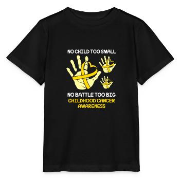 Krebs Kind Krebs-Überlebender - Stanley/Stella Kinder T-Shirt MINI CREATOR  - Schwarz - Vorne - Mikhail (115cm)
