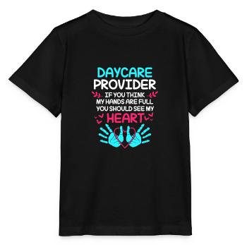 Daycare Center Education Educator Educator - Stanley/Stella MINI CREATOR Kids’ T-Shirt - black - Front - Mikhail (115cm)