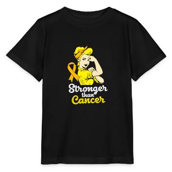 Krebs Kind - Stanley/Stella Kinder T-Shirt MINI CREATOR  - Schwarz - Vorne - Mikhail (115cm)