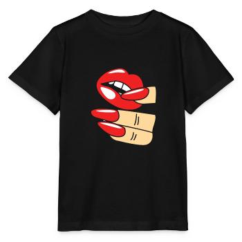 Nageldesignerin Nagel Kosmetik Kosmetikerin - Stanley/Stella Kinder T-Shirt MINI CREATOR  - Schwarz - Vorne - Mikhail (115cm)