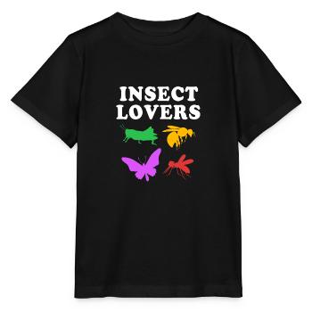 Heuschrecke - Stanley/Stella Kinder T-Shirt MINI CREATOR  - Schwarz - Vorne - Mikhail (115cm)