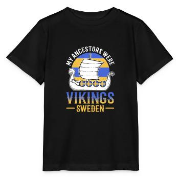 Schweden Schwedisch - Stanley/Stella Kinder T-Shirt MINI CREATOR  - Schwarz - Vorne - Mikhail (115cm)