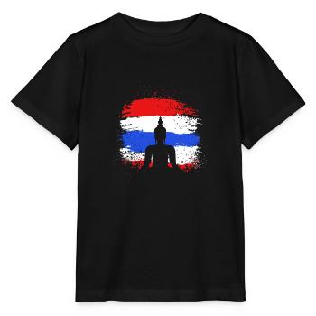 Thaïlande - T-shirt bio MINI CREATOR Stanley/Stella Enfant - noir - Devant - Mikhail (115cm)
