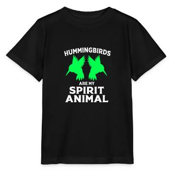 Hummingbird - Stanley/Stella MINI CREATOR Kids’ T-Shirt - black - Front - Mikhail (115cm)