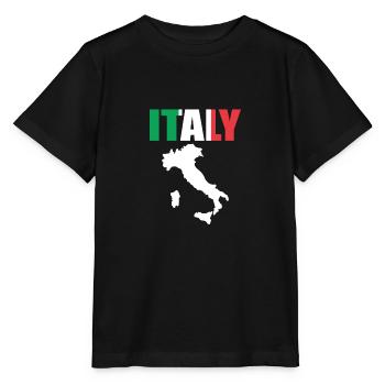 Italy - Stanley/Stella MINI CREATOR Kids’ T-Shirt - black - Front - Mikhail (115cm)