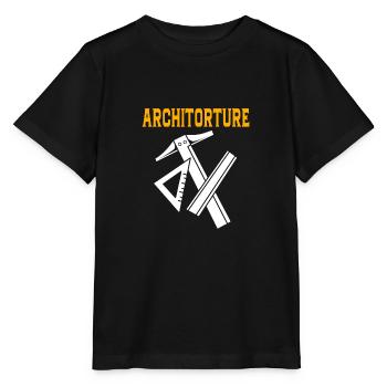 architecture - T-shirt bio MINI CREATOR Stanley/Stella Enfant - noir - Devant - Mikhail (115cm)