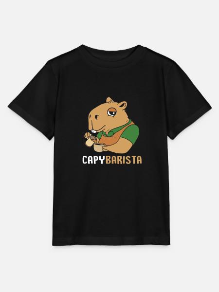 Capybara - T-shirt bio MINI CREATOR Stanley/Stella Enfant - noir