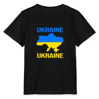 Ukraine - T-shirt bio MINI CREATOR Stanley/Stella Enfant - noir - Devant - Mikhail (115cm)