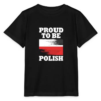 Poland Polish - Stanley/Stella MINI CREATOR Kids’ T-Shirt - black - Front - Mikhail (115cm)