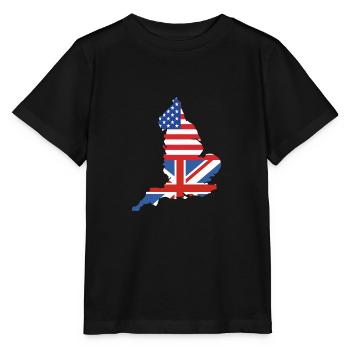 Angleterre Anglais - T-shirt bio MINI CREATOR Stanley/Stella Enfant - noir - Devant - Mikhail (115cm)