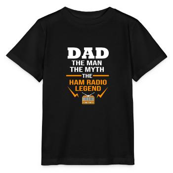 Amateur Radio Radio - T-shirt bio MINI CREATOR Stanley/Stella Enfant - noir - Devant - Mikhail (115cm)