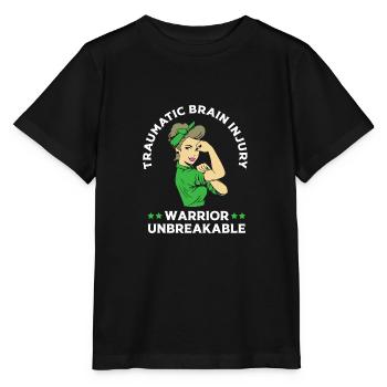 Traumatic brain injury - Stanley/Stella MINI CREATOR Kids’ T-Shirt - black - Front - Mikhail (115cm)