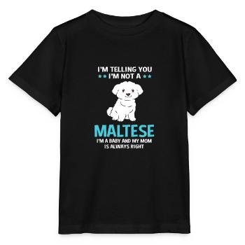 Maltais - T-shirt bio MINI CREATOR Stanley/Stella Enfant - noir - Devant - Mikhail (115cm)