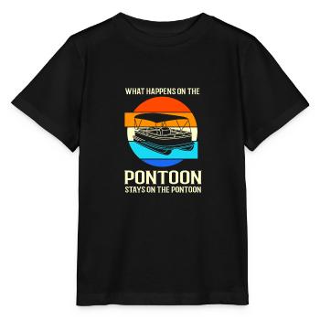 Bateau ponton Bateau Bateaux - T-shirt bio MINI CREATOR Stanley/Stella Enfant - noir - Devant - Mikhail (115cm)