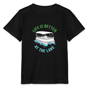 Bateau ponton Bateau Bateaux - T-shirt bio MINI CREATOR Stanley/Stella Enfant - noir - Devant - Mikhail (115cm)