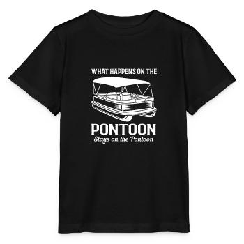 Bateau ponton Bateau Bateaux - T-shirt bio MINI CREATOR Stanley/Stella Enfant - noir - Devant - Mikhail (115cm)