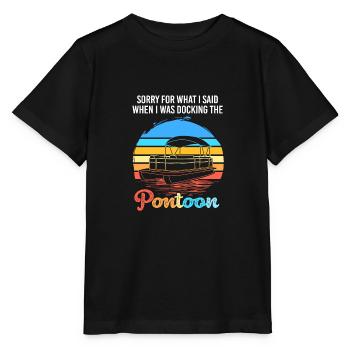 Bateau ponton Bateau Bateaux - T-shirt bio MINI CREATOR Stanley/Stella Enfant - noir - Devant - Mikhail (115cm)