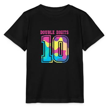 10. Geburtstag Zehn Geburtsjahr Geburtsdatum - Stanley/Stella Kinder T-Shirt MINI CREATOR  - Schwarz - Vorne - Mikhail (115cm)