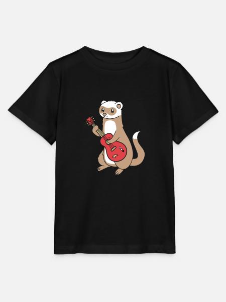 Frettchen - Stanley/Stella Kinder T-Shirt MINI CREATOR - Schwarz