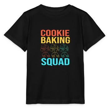 Lebkuchenmann Lebkuchenherz Lebkuchen Naschen - Stanley/Stella Kinder T-Shirt MINI CREATOR  - Schwarz - Vorne - Mikhail (115cm)