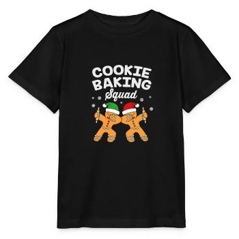 Lebkuchenmann Lebkuchenherz Lebkuchen Naschen - Stanley/Stella Kinder T-Shirt MINI CREATOR  - Schwarz - Vorne - Mikhail (115cm)
