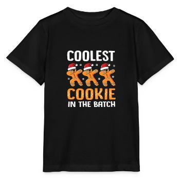 Lebkuchenmann Lebkuchenherz Lebkuchen Naschen - Stanley/Stella Kinder T-Shirt MINI CREATOR  - Schwarz - Vorne - Mikhail (115cm)