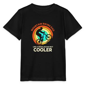 Mountainbike Mountainbiken Mountainbiker - Stanley/Stella Kinder T-Shirt MINI CREATOR  - Schwarz - Vorne - Mikhail (115cm)