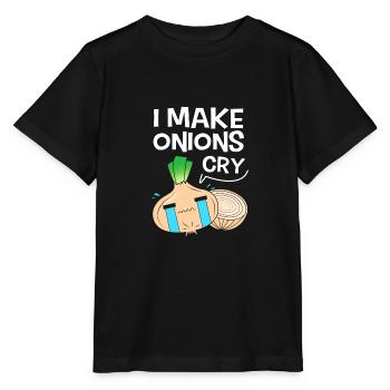 Oignon - T-shirt bio MINI CREATOR Stanley/Stella Enfant - noir - Devant - Mikhail (115cm)