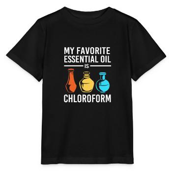 Huile essentielle - T-shirt bio MINI CREATOR Stanley/Stella Enfant - noir - Devant - Mikhail (115cm)