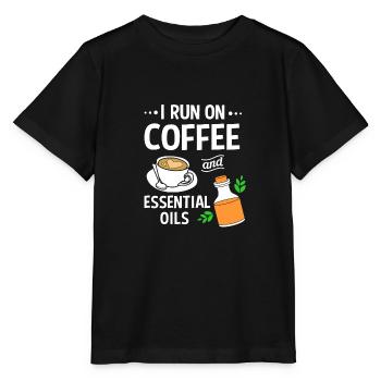 Huile essentielle - T-shirt bio MINI CREATOR Stanley/Stella Enfant - noir - Devant - Mikhail (115cm)