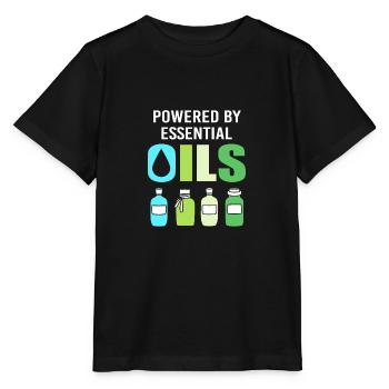 Huile essentielle - T-shirt bio MINI CREATOR Stanley/Stella Enfant - noir - Devant - Mikhail (115cm)