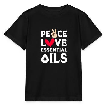 Huile essentielle - T-shirt bio MINI CREATOR Stanley/Stella Enfant - noir - Devant - Mikhail (115cm)