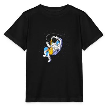 Saxophoniste saxophoniste - T-shirt bio MINI CREATOR Stanley/Stella Enfant - noir - Devant - Mikhail (115cm)