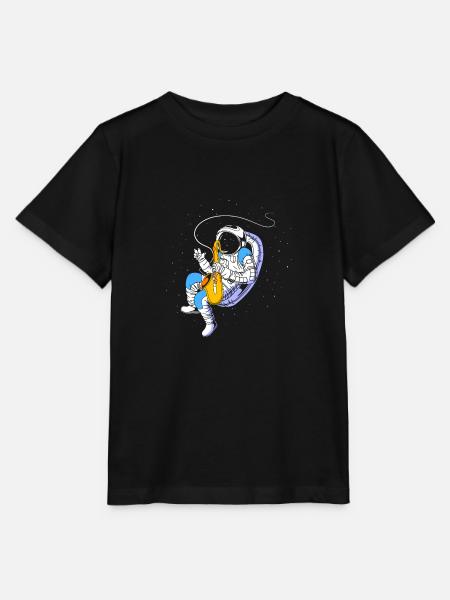 Saxophon Saxophonist - Stanley/Stella Kinder T-Shirt MINI CREATOR - Schwarz