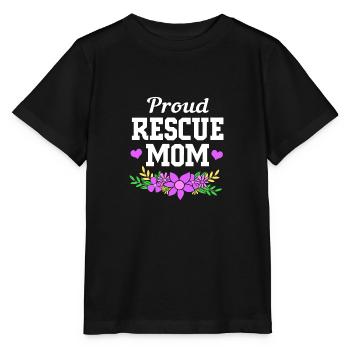Sauvetage des animaux Droits des animaux Refuge pour animaux de sauvetage des animaux - T-shirt bio MINI CREATOR Stanley/Stella Enfant - noir - Devant - Mikhail (115cm)