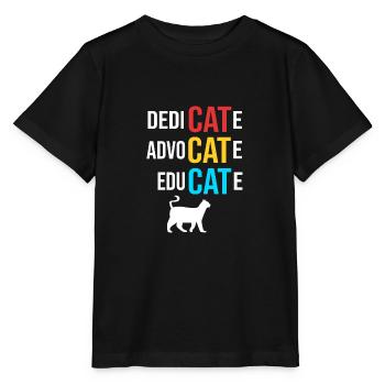 Sauvetage des animaux Droits des animaux Refuge pour animaux de sauvetage des animaux - T-shirt bio MINI CREATOR Stanley/Stella Enfant - noir - Devant - Mikhail (115cm)