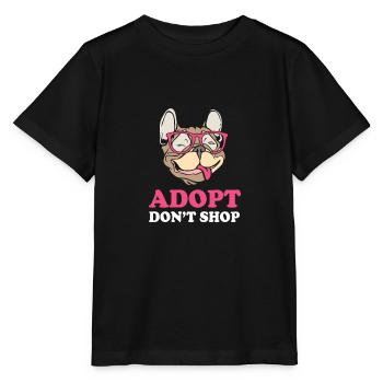 Dog Rescue Animal Rights Animal Rescue Animal Shelter - Stanley/Stella MINI CREATOR Kids’ T-Shirt - black - Front - Mikhail (115cm)