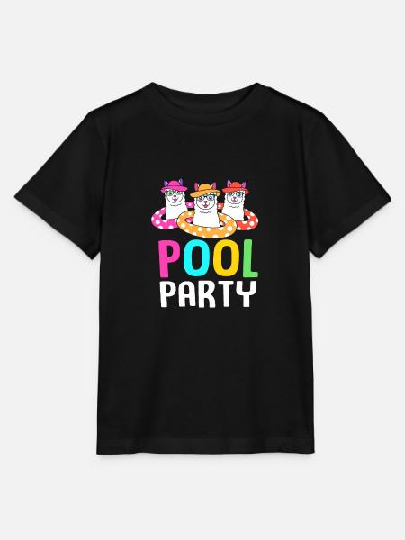 Pool Party - Stanley/Stella Kinder T-Shirt MINI CREATOR  - Schwarz
