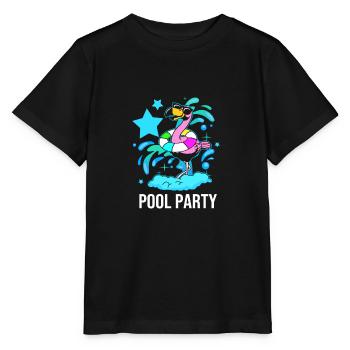 Pool Party - Stanley/Stella MINI CREATOR Kids’ T-Shirt - black - Front - Mikhail (115cm)