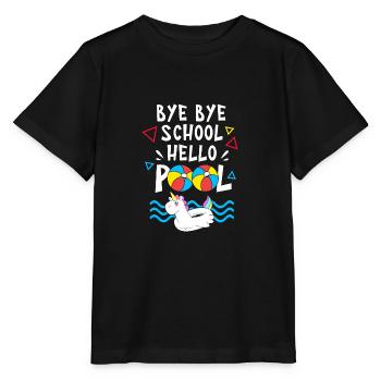 Pool Party - Stanley/Stella Kinder T-Shirt MINI CREATOR  - Schwarz - Vorne - Mikhail (115cm)