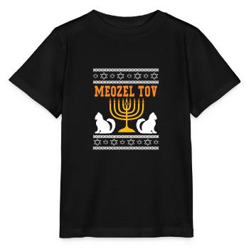 Hanoucca - T-shirt bio MINI CREATOR Stanley/Stella Enfant - noir - Devant - Mikhail (115cm)