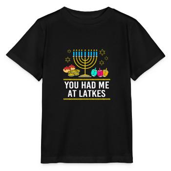 Hanoucca - T-shirt bio MINI CREATOR Stanley/Stella Enfant - noir - Devant - Mikhail (115cm)