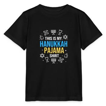 Hanoucca - T-shirt bio MINI CREATOR Stanley/Stella Enfant - noir - Devant - Mikhail (115cm)