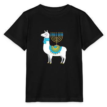 Hanoucca - T-shirt bio MINI CREATOR Stanley/Stella Enfant - noir - Devant - Mikhail (115cm)