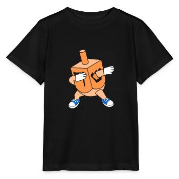 Hanoucca - T-shirt bio MINI CREATOR Stanley/Stella Enfant - noir - Devant - Mikhail (115cm)