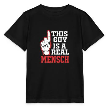 Hanoucca - T-shirt bio MINI CREATOR Stanley/Stella Enfant - noir - Devant - Mikhail (115cm)