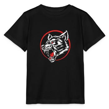 Loup-garou - T-shirt bio MINI CREATOR Stanley/Stella Enfant - noir - Devant - Mikhail (115cm)