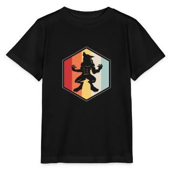 Loup-garou - T-shirt bio MINI CREATOR Stanley/Stella Enfant - noir - Devant - Mikhail (115cm)