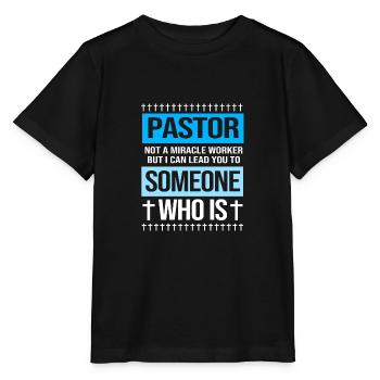 Pasteur - T-shirt bio MINI CREATOR Stanley/Stella Enfant - noir - Devant - Mikhail (115cm)